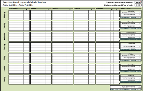 How do you create a weight loss tracking spreadsheet?