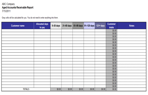 Accounts Payable Statement Template