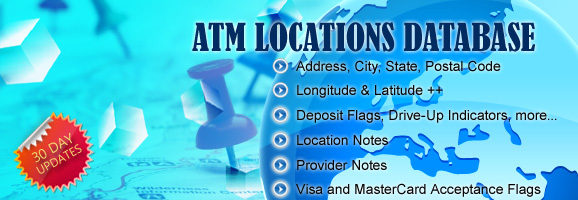 ATM Locations Database