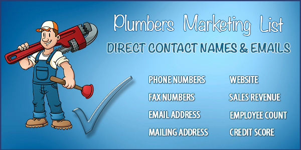 Plumbers Marketing Database Download