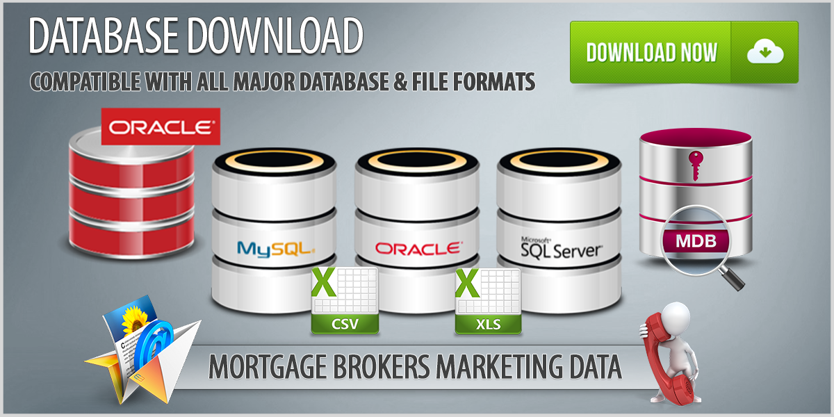 U.S. Mortgage Brokers Contact Database Download
