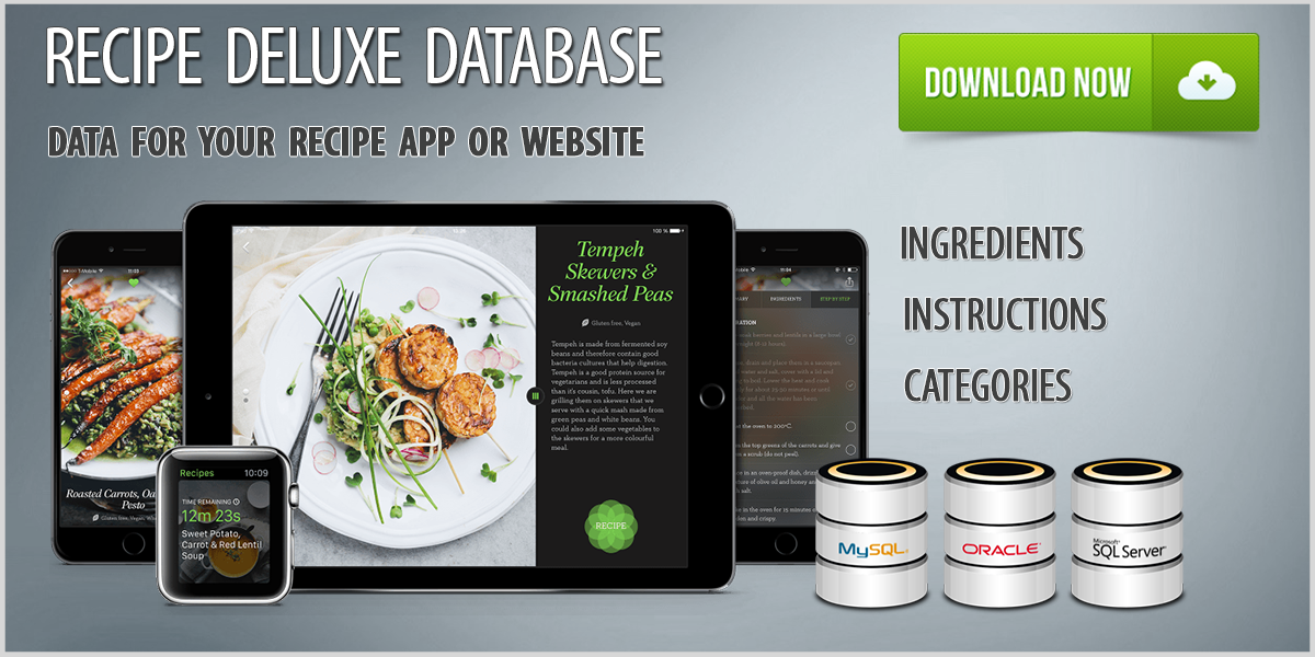 Recipes Deluxe Database Download