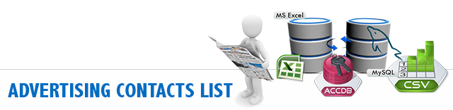 Advertising Contacts Database List