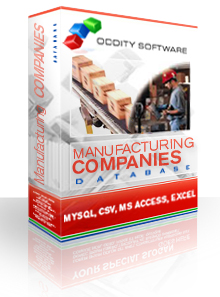 Download Manufacturing Company Contacts Database