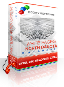 Download North Dakota White Pages Database