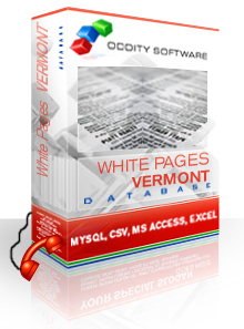Download Vermont White Pages Database