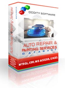 Download Auto Repair and Painting Services Database
