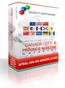 Download Canada City - Province Master Database
