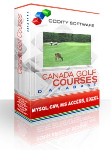 Download Canada Golf Courses Database