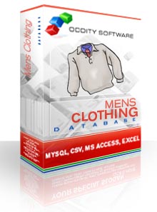 Download Mens Clothing Database