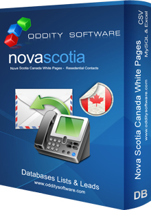 Download Nova Scotia Canada White Pages Database