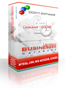 Download Indiana Updated Businesses Database 10/06