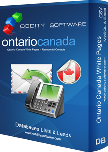 Download Ontario Canada White Pages Database