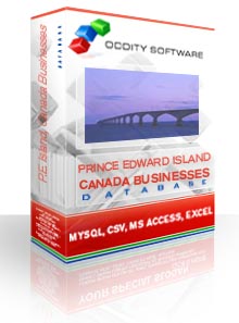 Download Prince Edward Island Canada Businesses Database