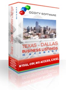 Download Texas - Dallas, Business Listings Database