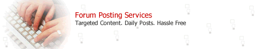 automated forum posting
