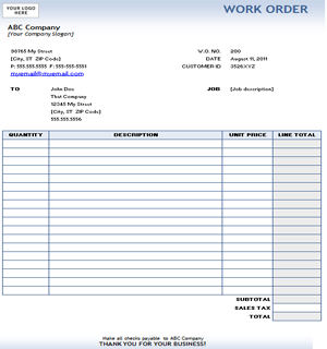 Work Order Template Excel from www.odditysoftware.com