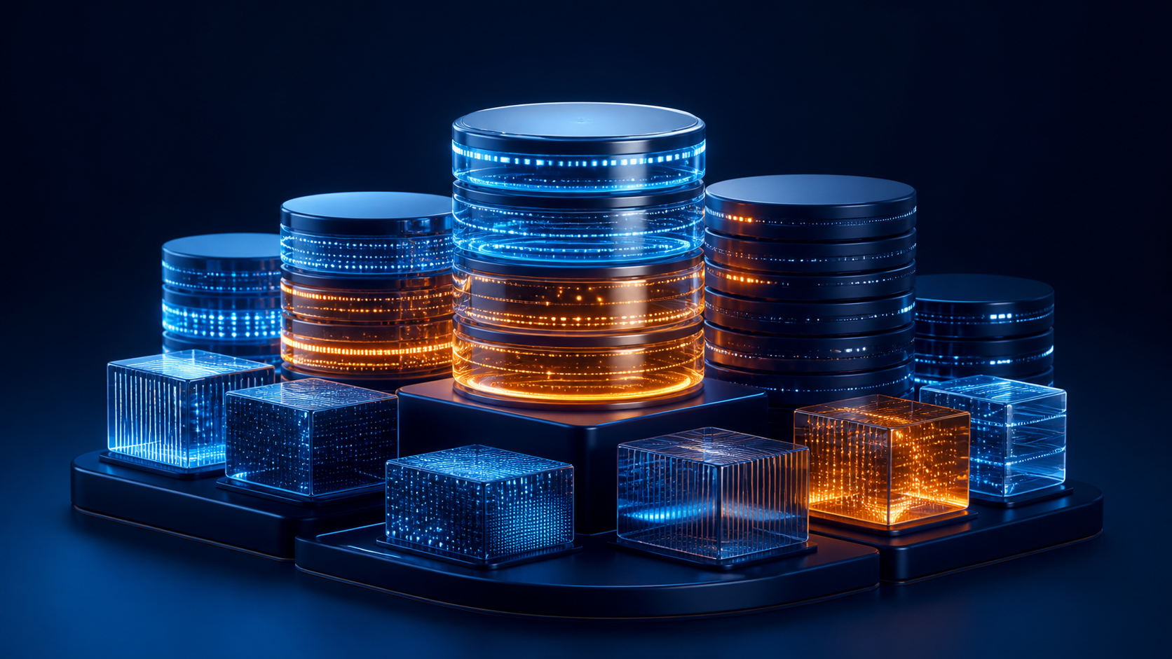 Modern dimensional database collection visualization