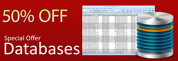 50% Off Database Specials