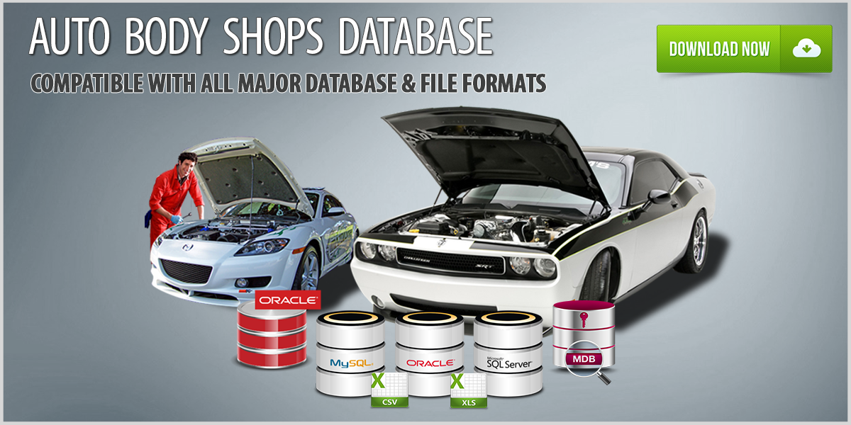 Auto Body Shops Database Download