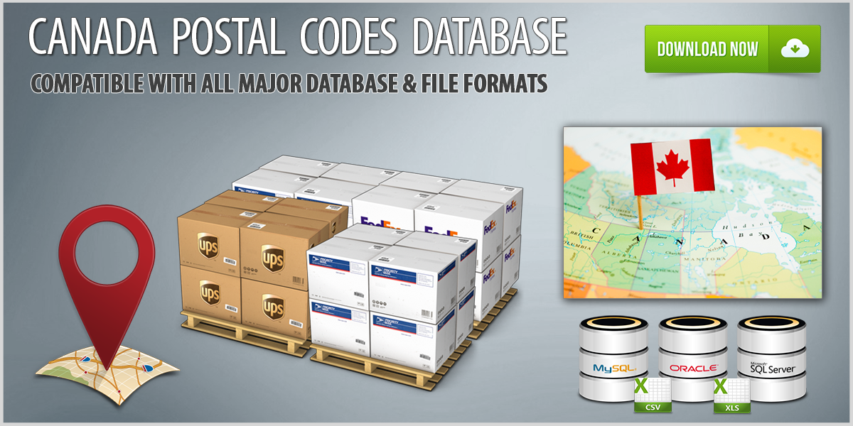 Canada Postal Code Master Database Download