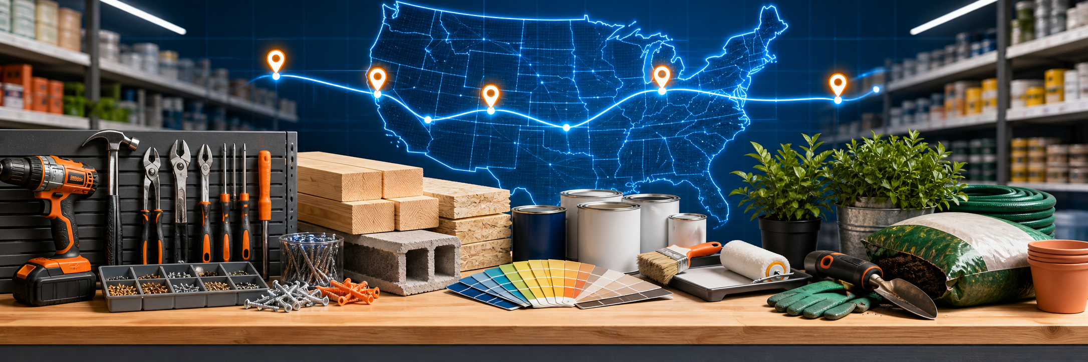 U.S. Hardware Stores and Home Improvement Locations Database Download