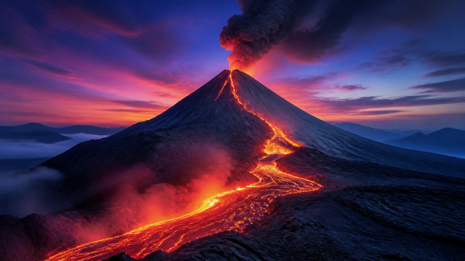 World Volcanoes and Eruptions Database List