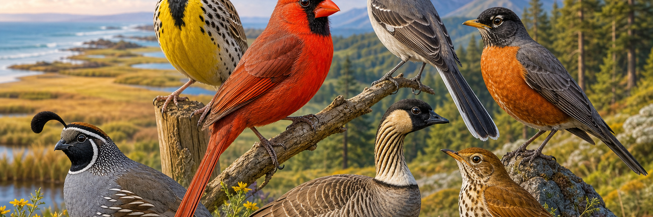 US State Birds List Download