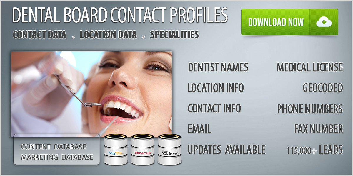 Dental Board Registry Dentist Database Download