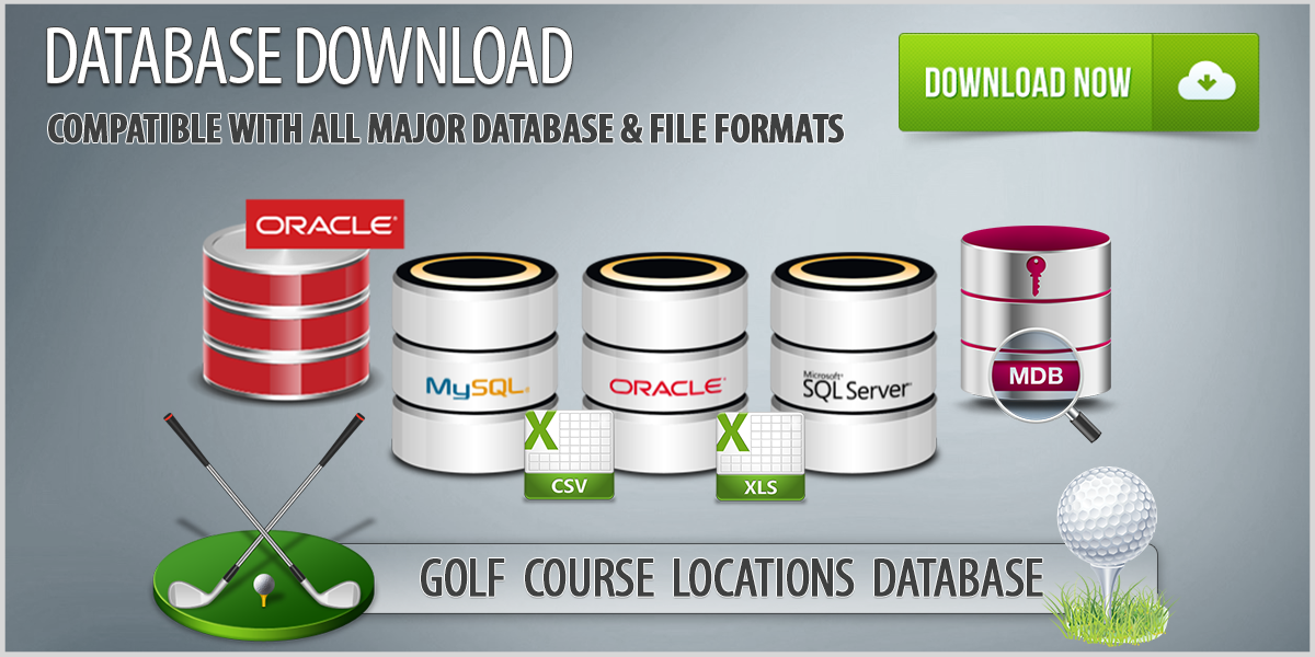 Golf Courses and Golf Resorts Database Download