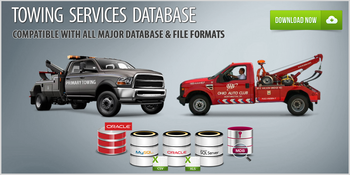 Towing Services Database Download