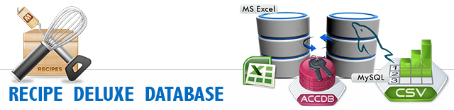 Recipes Deluxe Database List