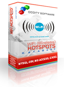 Download WiFi Hotspots Worldwide (Wireless Access) Database