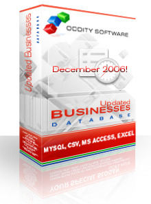 Download West Virginia Updated Businesses Database 12/06