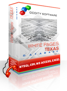 Download Texas White Pages Database