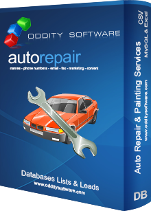 Download Auto Repair and Painting Services Database
