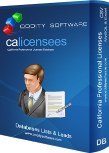 California Professional Licenses and Registrations artwork