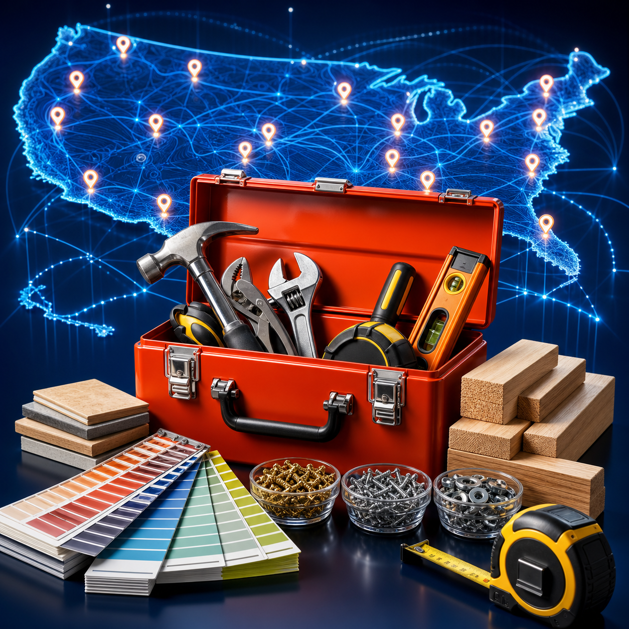U.S. Hardware Stores and Home Improvement Locations Database artwork