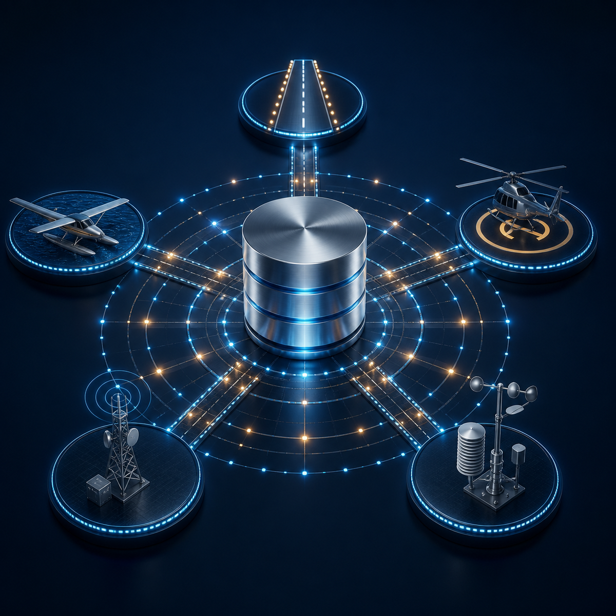 U.S. Airports and Aviation Facilities Database artwork