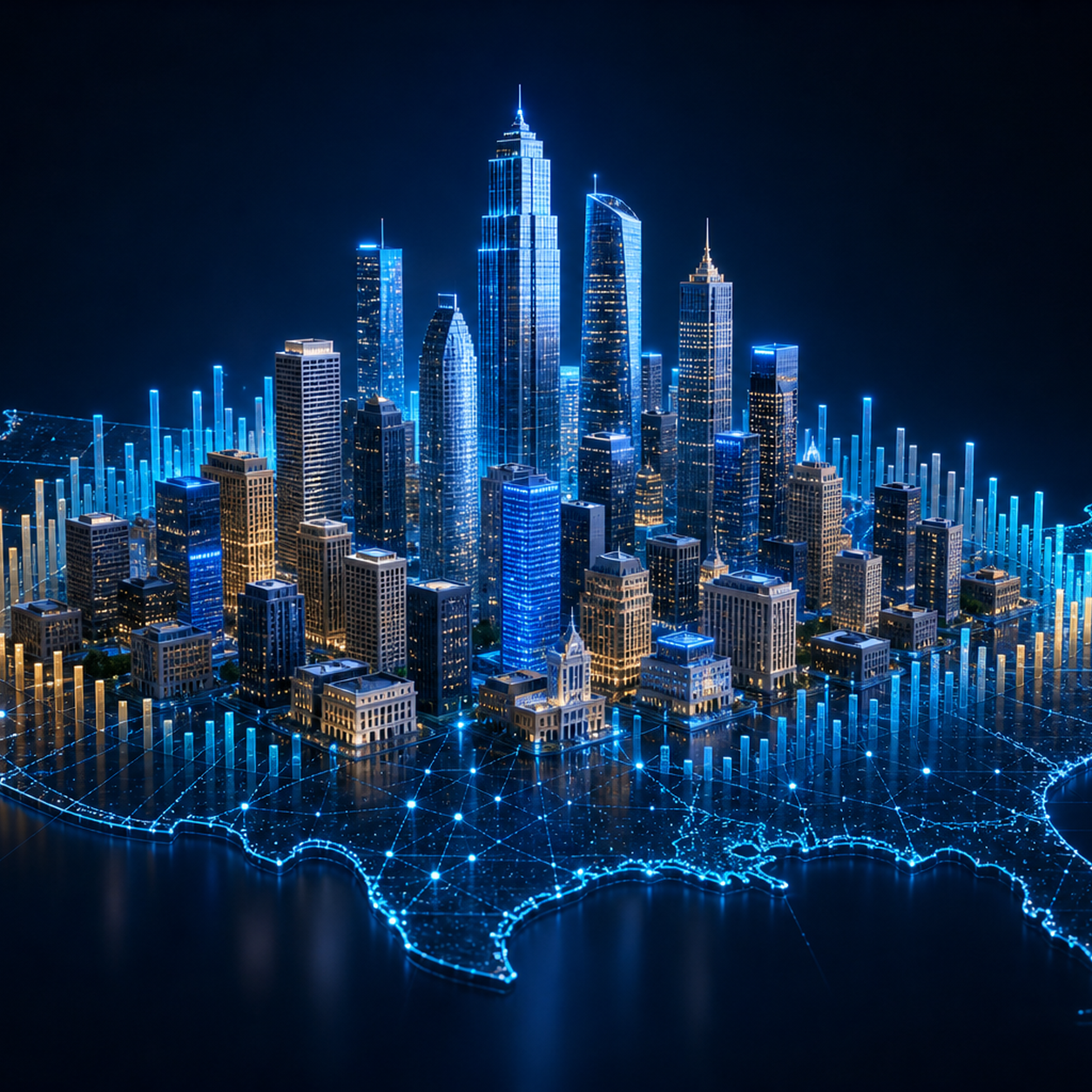 Top Cities in the U.S. by Population List artwork