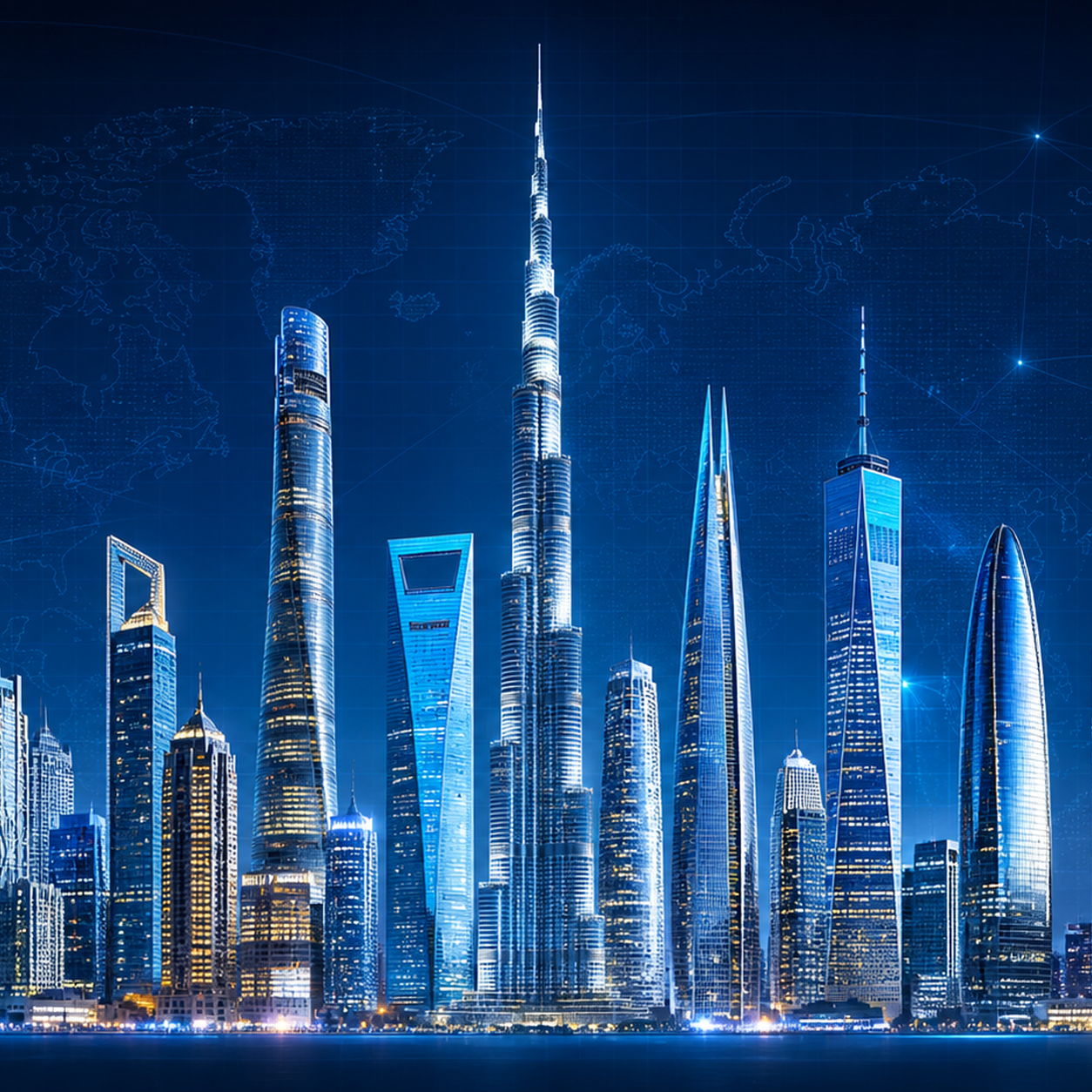 Worlds Tallest Buildings List artwork