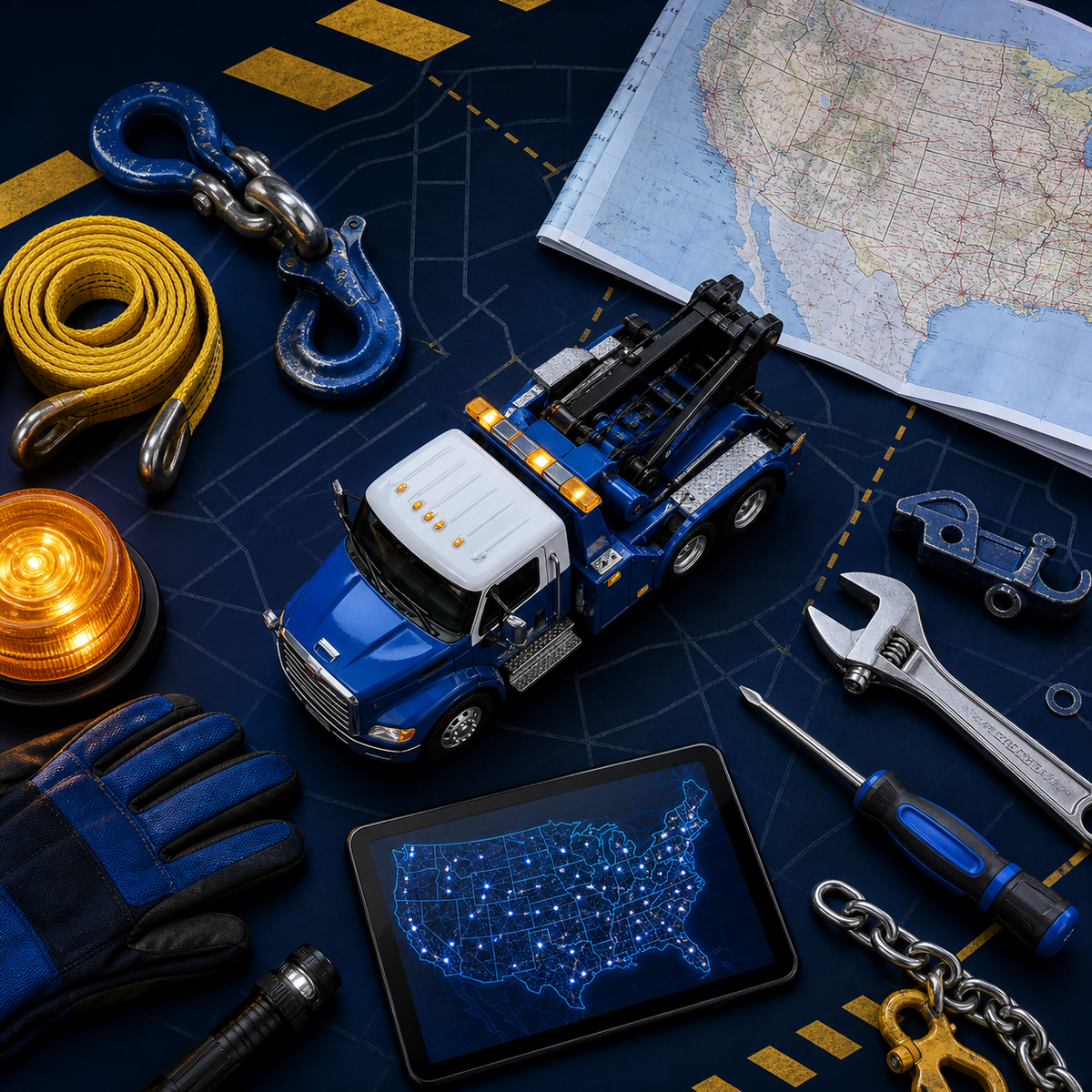 U.S. Towing and Drive-Away Carriers Database artwork
