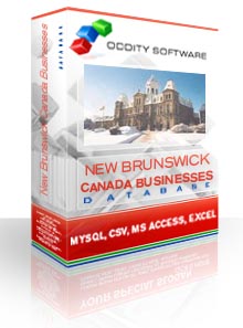 Download New Brunswick Canada Businesses Database