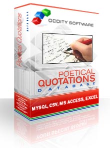 Download Poetical Quotations Database