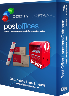 Download Post Office Locations Database
