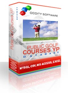 Public Golf Courses Yellow Pages Database artwork