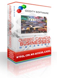 Download Quebec Canada Businesses Database