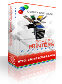 Download Screen Printers Database