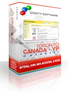 Download Toronto Canada Yellow Pages Database