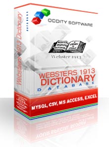 Websters 1913 Dictionary artwork